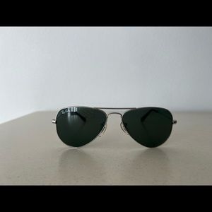 Ray-Ban 3044 small metal aviator sunglasses